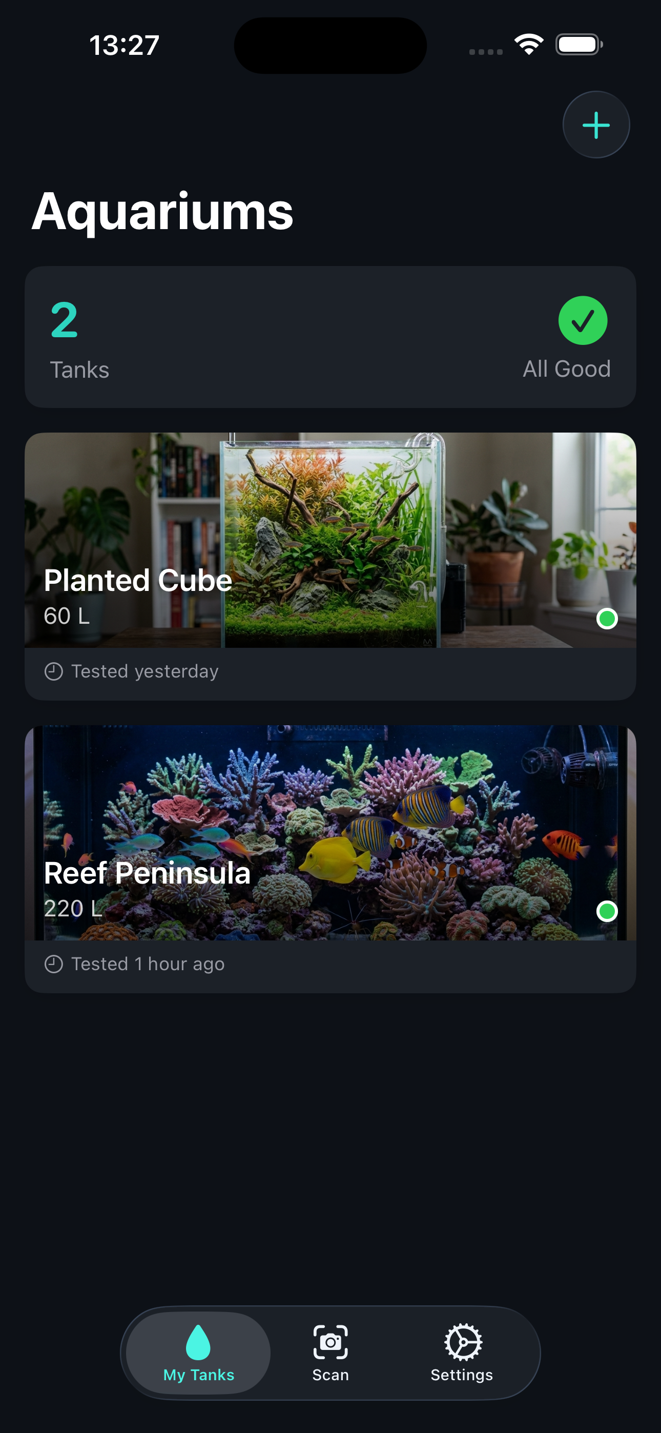 TankSnap app screenshot